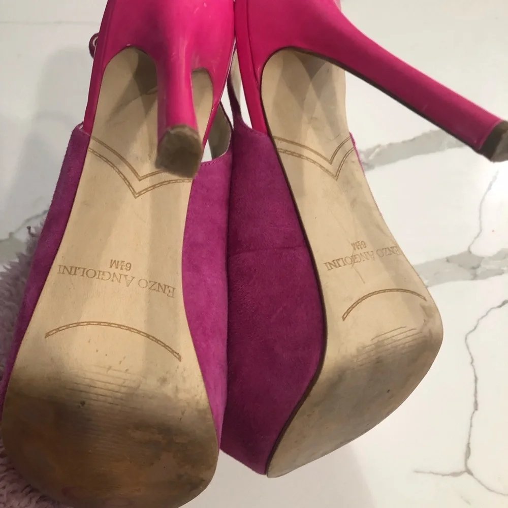 Enzoe Angolini Slingback Heels - Picture 6 of 6